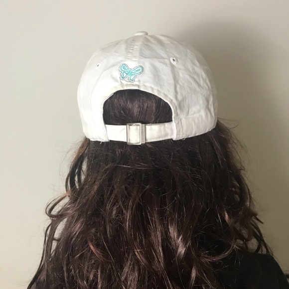 Y2K • White Butterfly Antonio Cursive Strapback - Picture 5 of 11